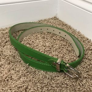 Genuine Leather Green Belt